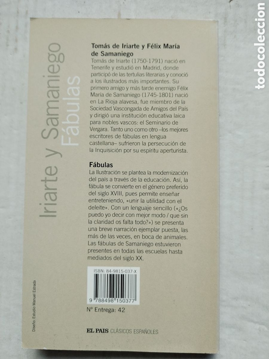 Libros de segunda mano: FABULAS/IRIARTE Y SAMANIEGO - Foto 8