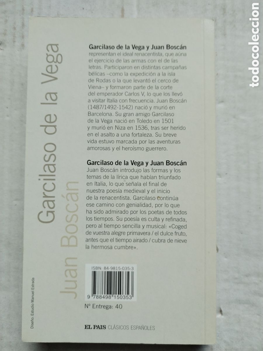 Libros de segunda mano: GARCILASO DE LA VEGA Y JUAN BOSCAN - Foto 4