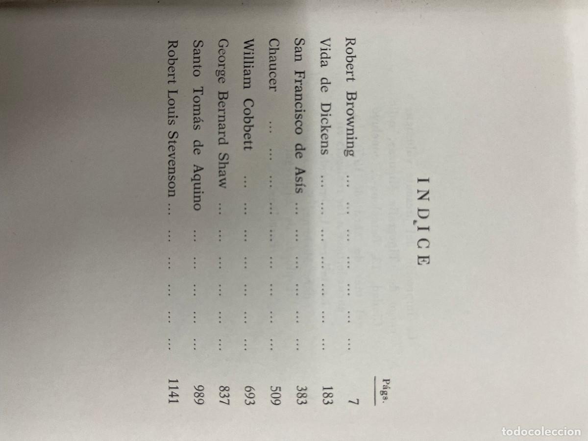 Libros de segunda mano: G. K. Chesterton, Obras Completas I y IV - Foto 3