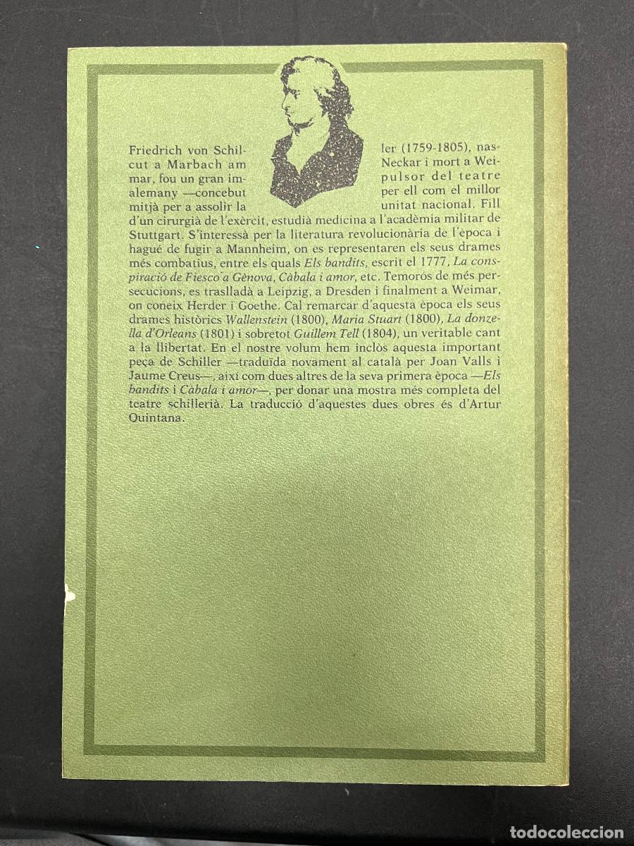 Libros de segunda mano: Friederich Schiller, Teatre - Foto 2