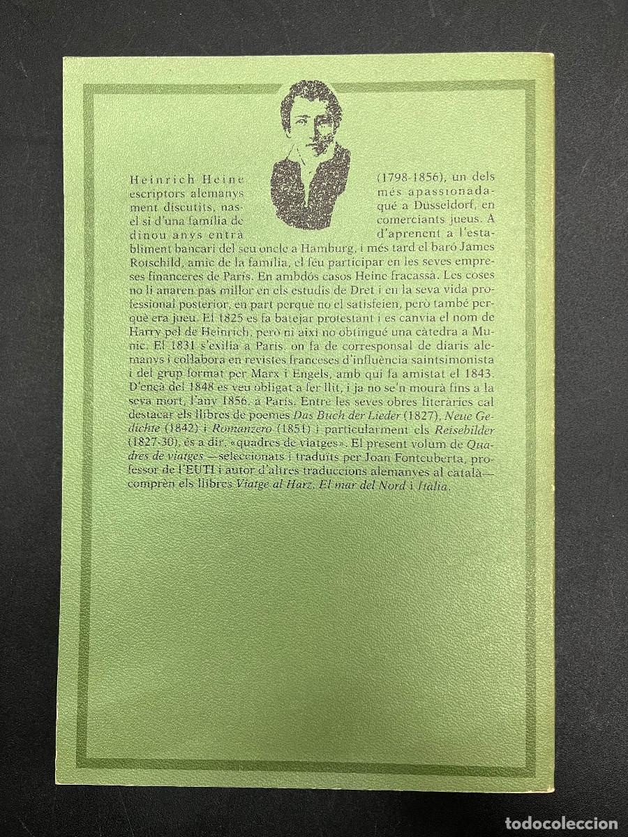 Libros de segunda mano: Heinric Heine, Quadres de viatges - Foto 2