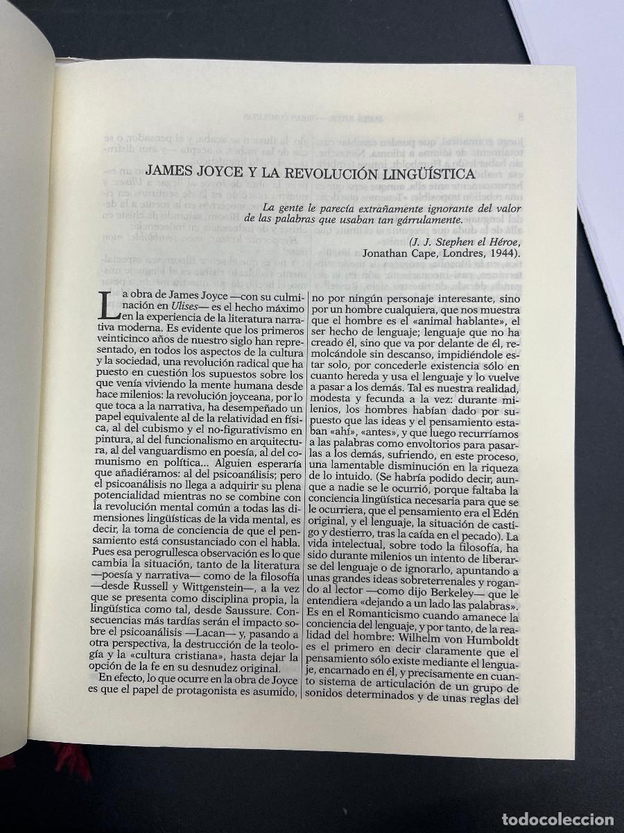 Libros de segunda mano: James Joyce, Obras Completas I - Foto 4