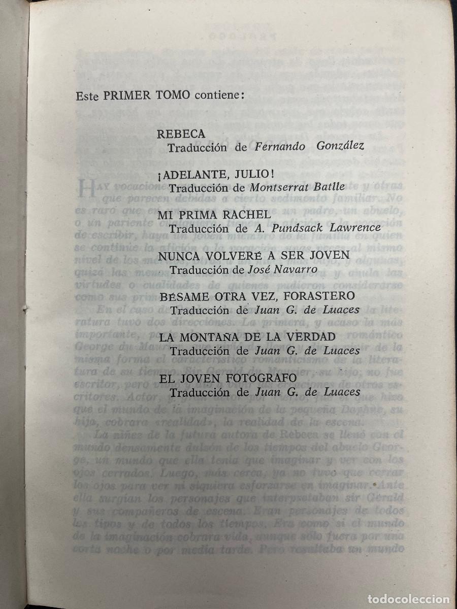 Libros de segunda mano: Novelas, Daphne du Maurier - Foto 3