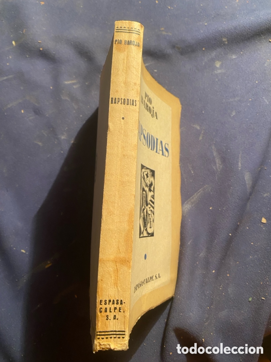 Libros de segunda mano: P&Iacute;O BAROJA : - RAPSODIAS - (1936) (PRIMERA EDICION) - Foto 3