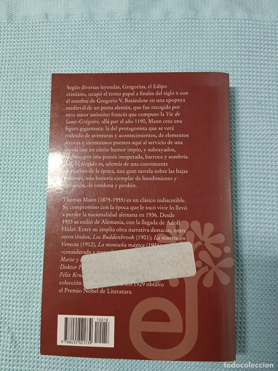 Libros de segunda mano: EI ELEGIDO THOMAS MANN - Foto 3