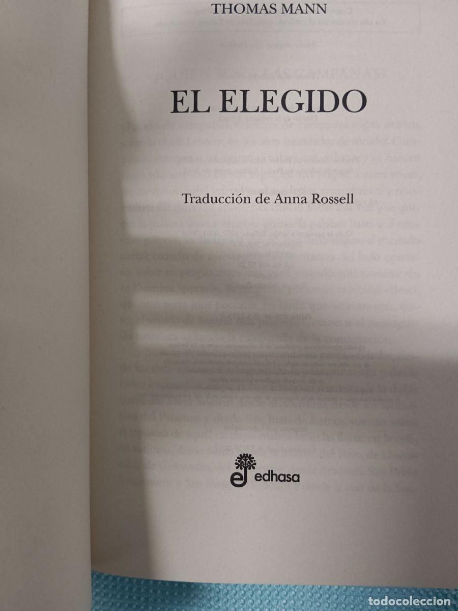 Libros de segunda mano: EI ELEGIDO THOMAS MANN - Foto 5