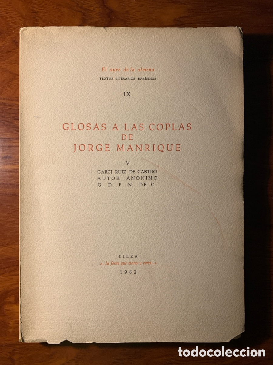 Libros de segunda mano: GLosas a las Coplas de Jorge Marrique - Foto 5