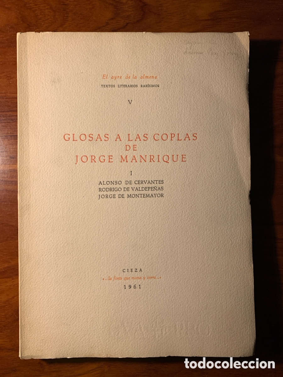 Libros de segunda mano: GLosas a las Coplas de Jorge Marrique - Foto 1