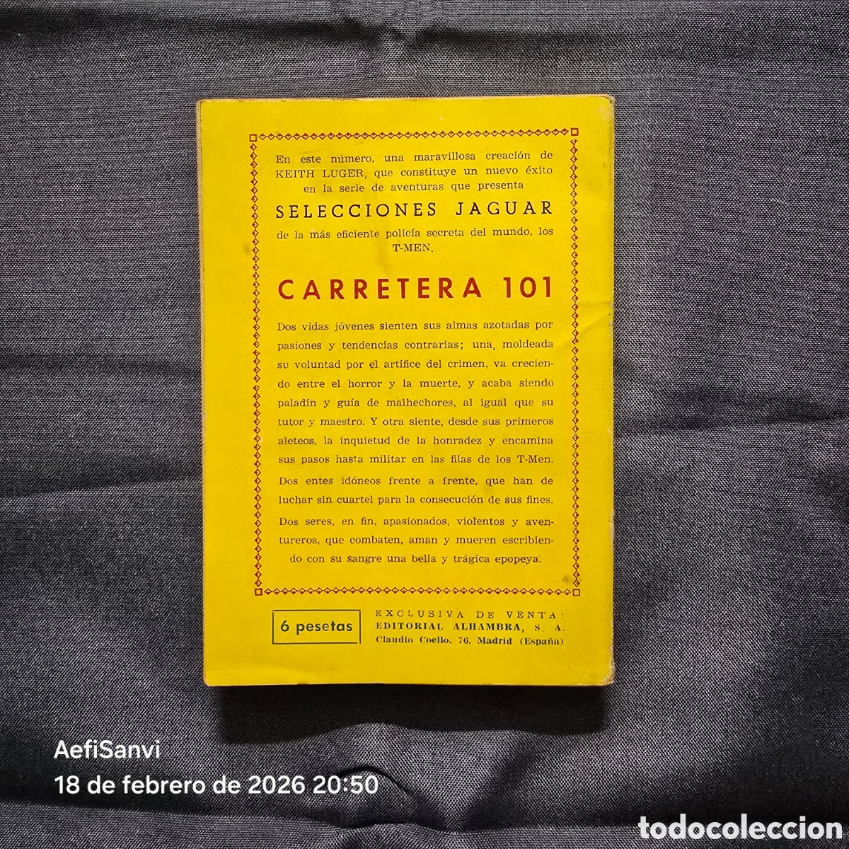 Libros de segunda mano: JAGUAR 13: CARRETERA 101 (KEITH LUGER) (ALHAMBRA) - Foto 2