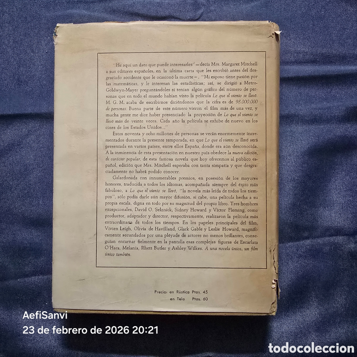 Libros de segunda mano: LO QUE EL VIENTO SE LLEV&Oacute; (MARGARET MITCHELL) (1951) - Foto 4