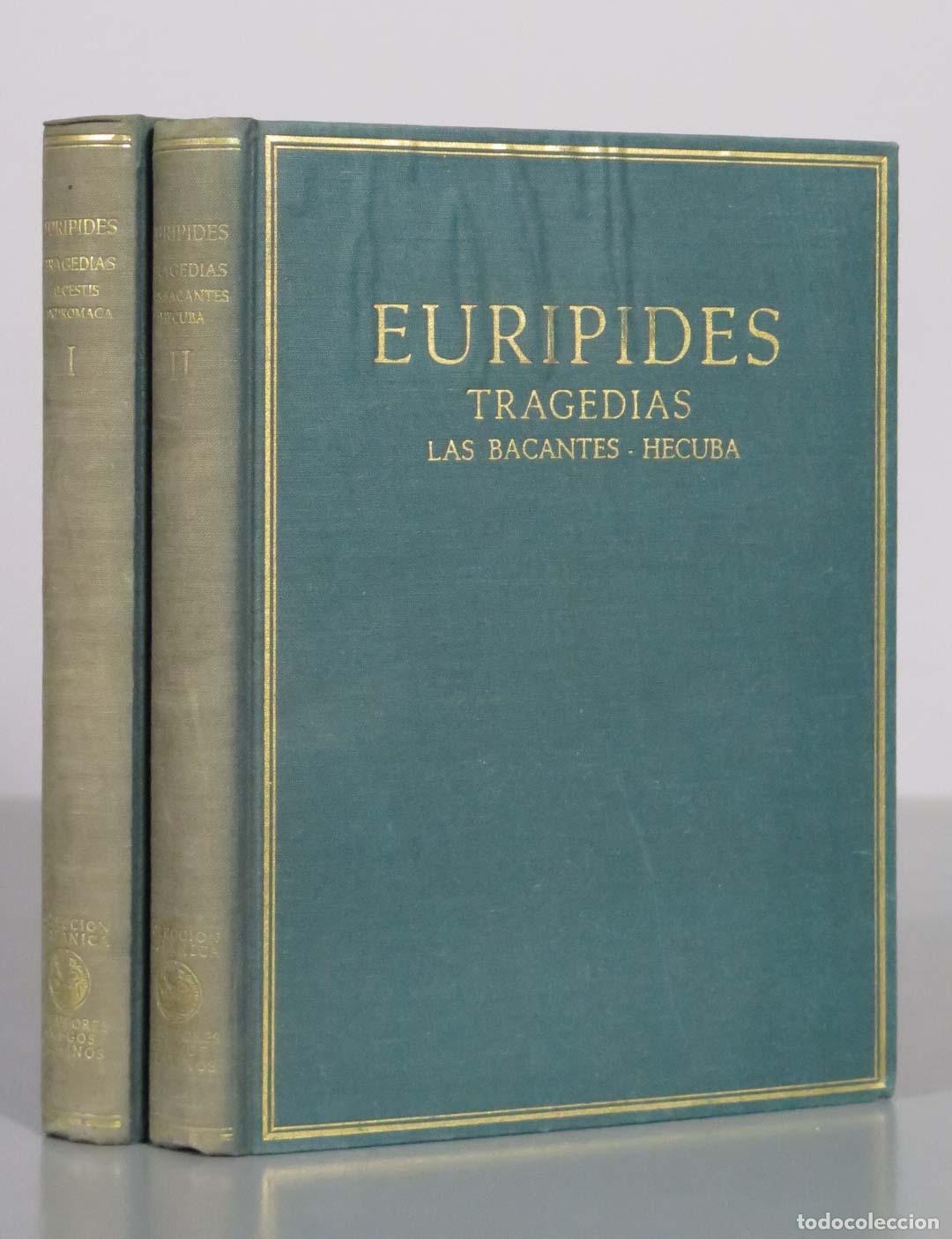 Libros de segunda mano: EURIPIDES. TRAGEDIAS. 2 TOMOS. - Foto 1