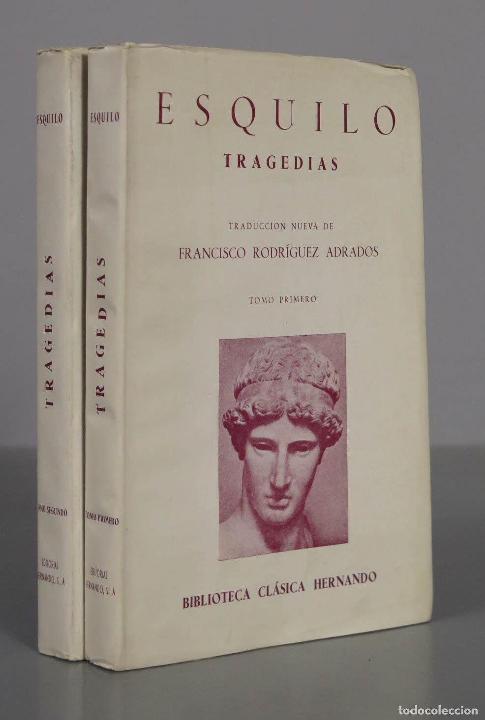 Libros de segunda mano: ESQUILO. TRAGEDIAS. 2 TOMOS. HERNANDO - Foto 1