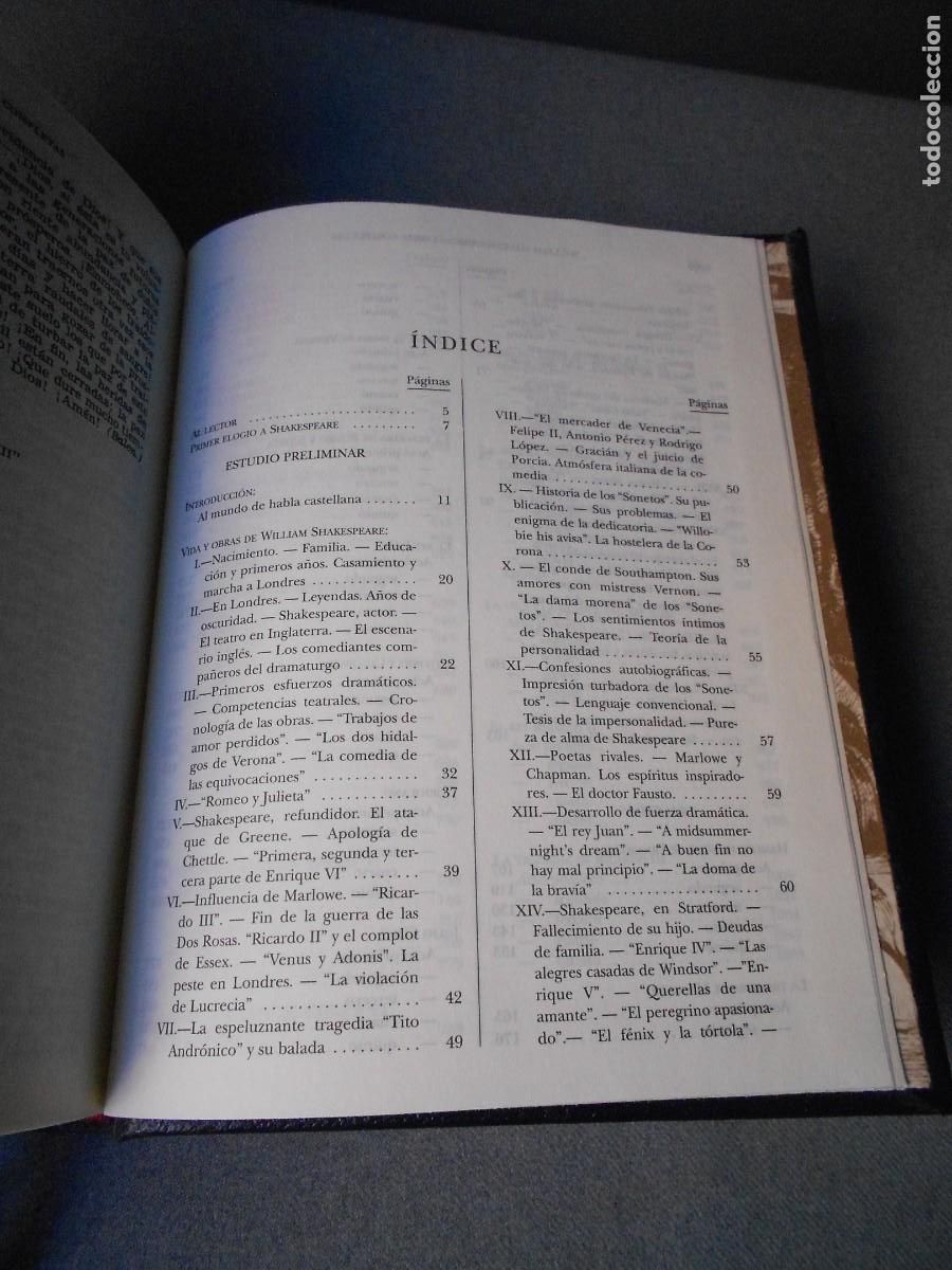 Libros de segunda mano: OBRAS COMPLETAS. TOMO I. WILLIAM SHAKESPEARE - Foto 3