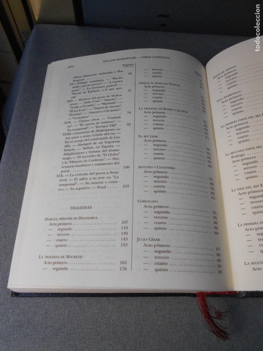 Libros de segunda mano: OBRAS COMPLETAS. TOMO I. WILLIAM SHAKESPEARE - Foto 4