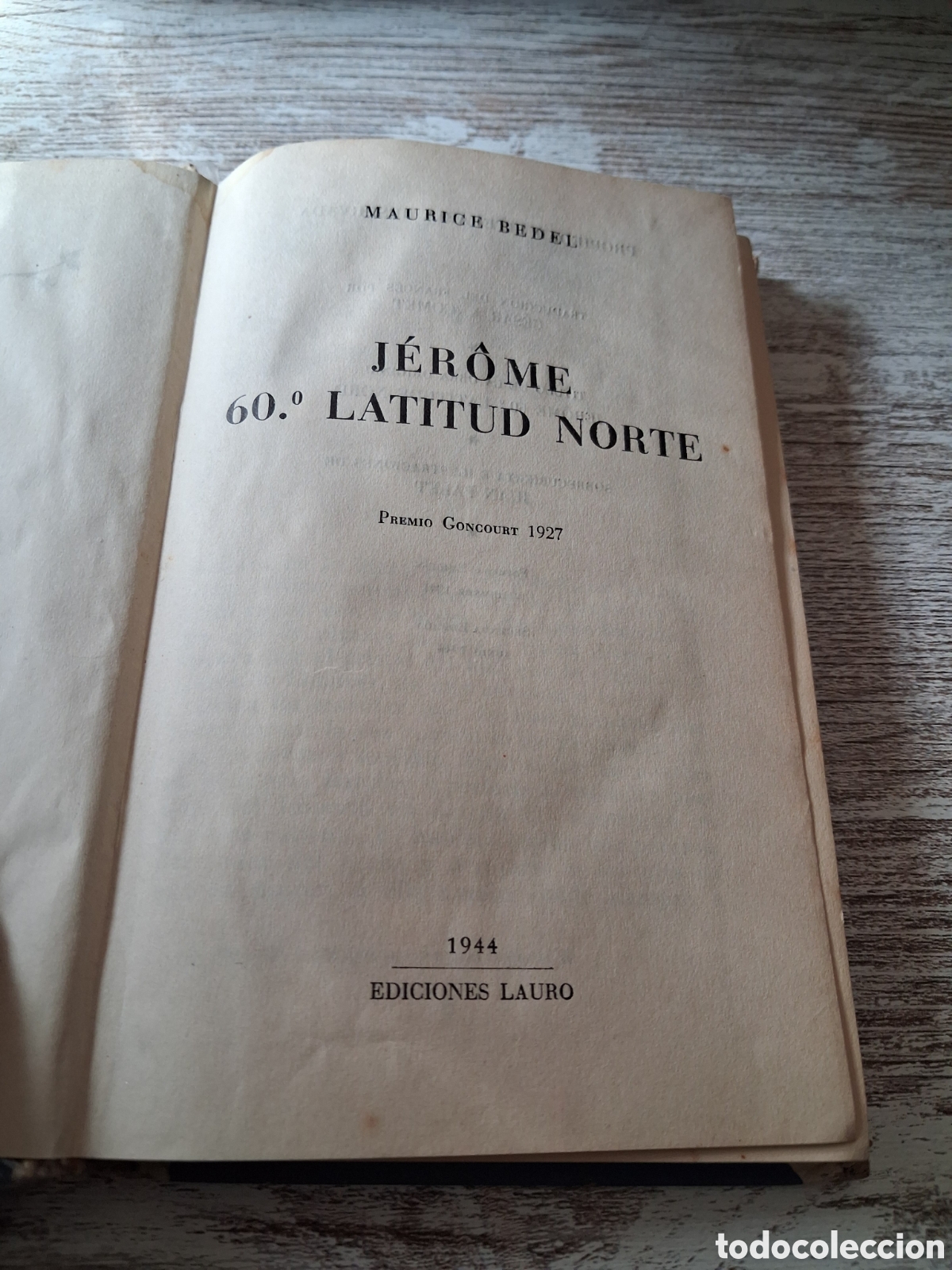 Libros de segunda mano: Jerome 60&deg; Latitud norte 1940 - Foto 3