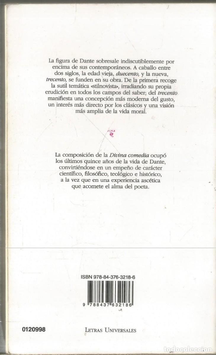 Libros de segunda mano: DANTE ALIGHIERI. DIVINA COMEDIA. CATEDRA - Foto 2