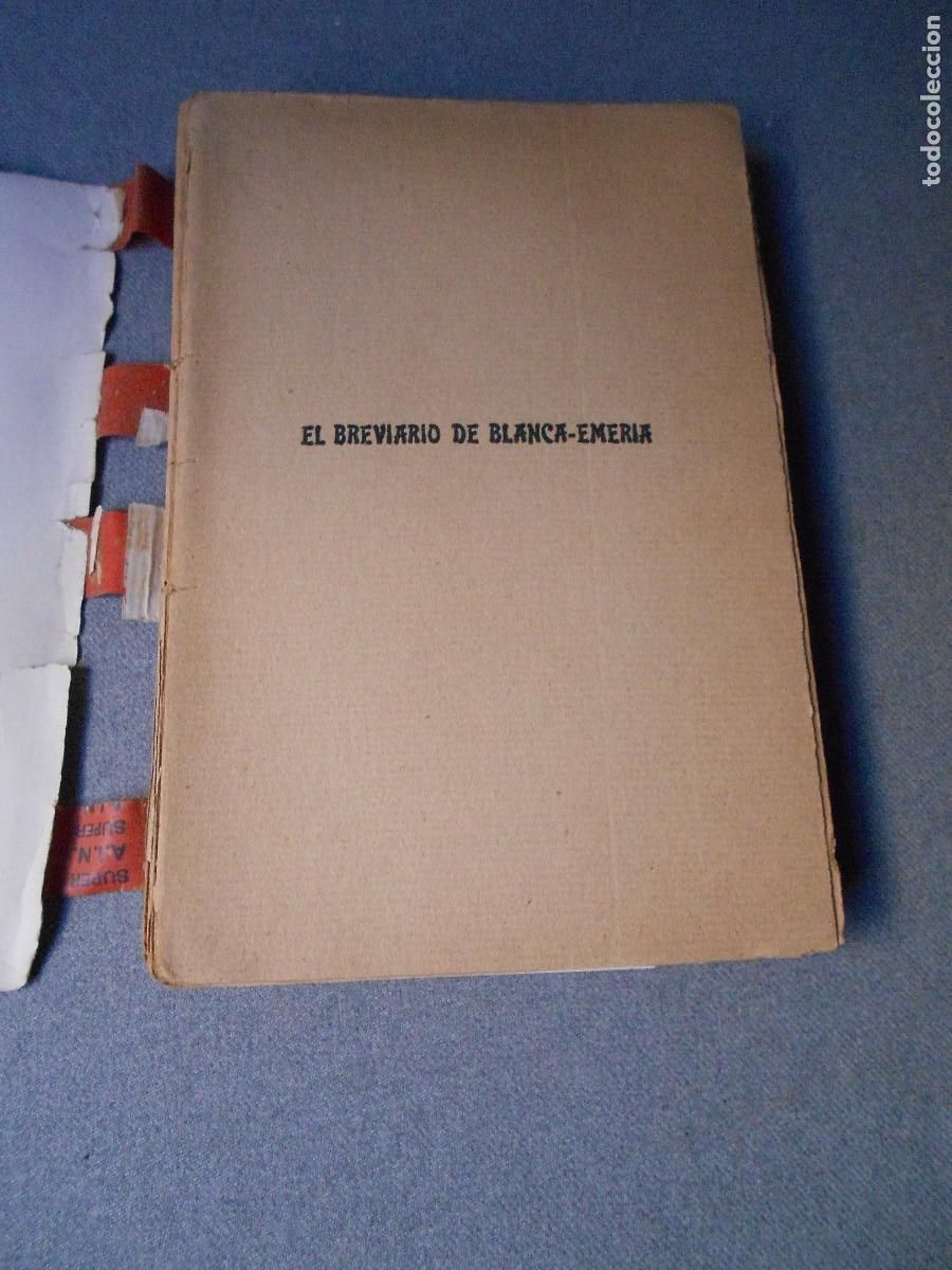 Libros de segunda mano: EL BREVIARIO DE BLANCA EMERIA - Foto 2