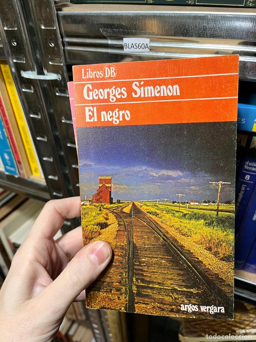 Libros de segunda mano: BLAS60A Libros DB Georges Simenon El negro - Foto 1
