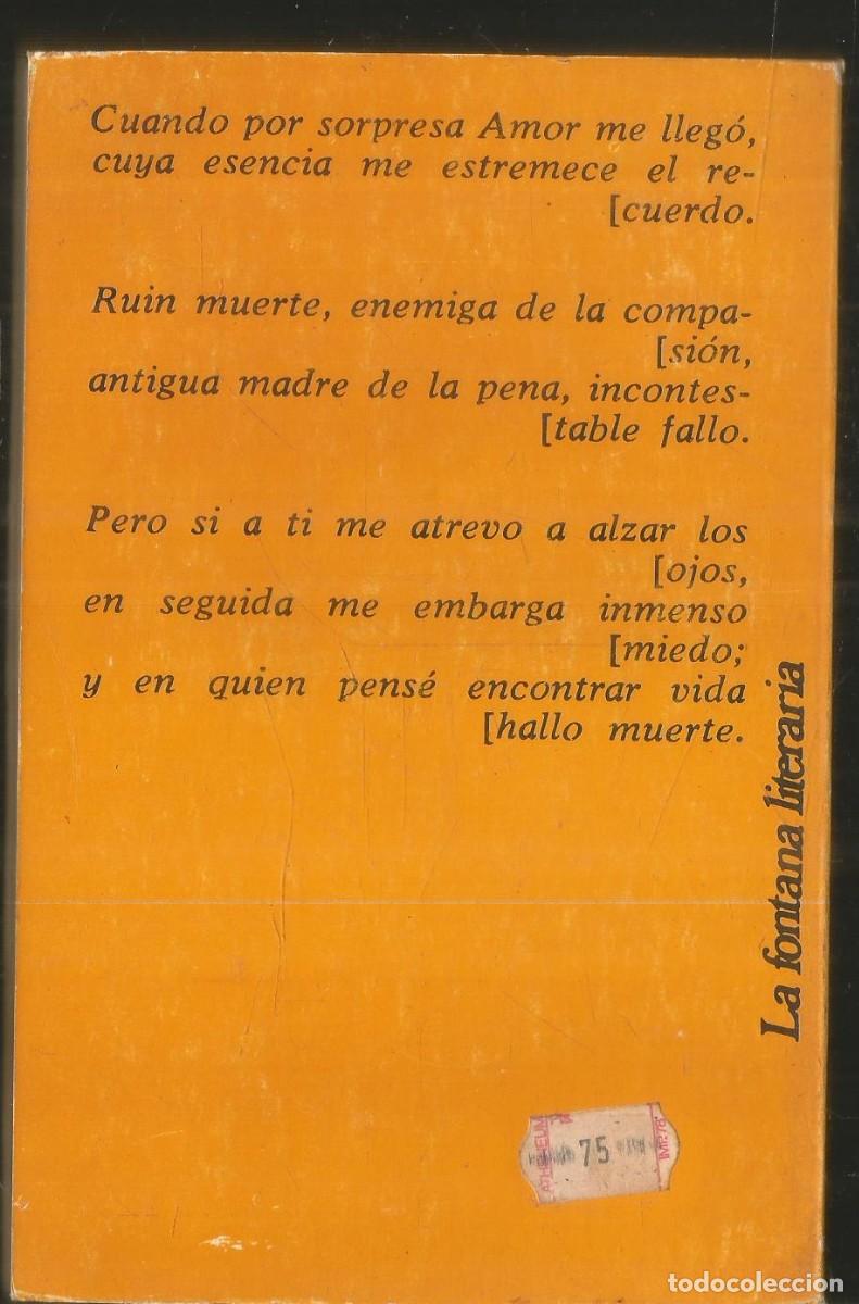 Libros de segunda mano: DANTE. LA VIDA NUEVA. EDICION BILINGUE. FELMAR - Foto 2