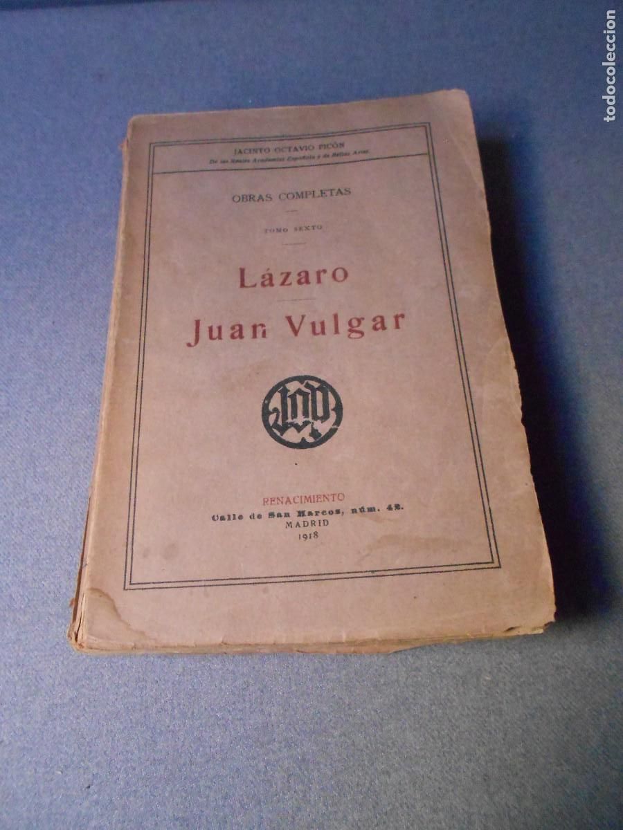 Libros de segunda mano: LAZARO/ JUAN VULGAR. OCTAVIO PICON. - Foto 1