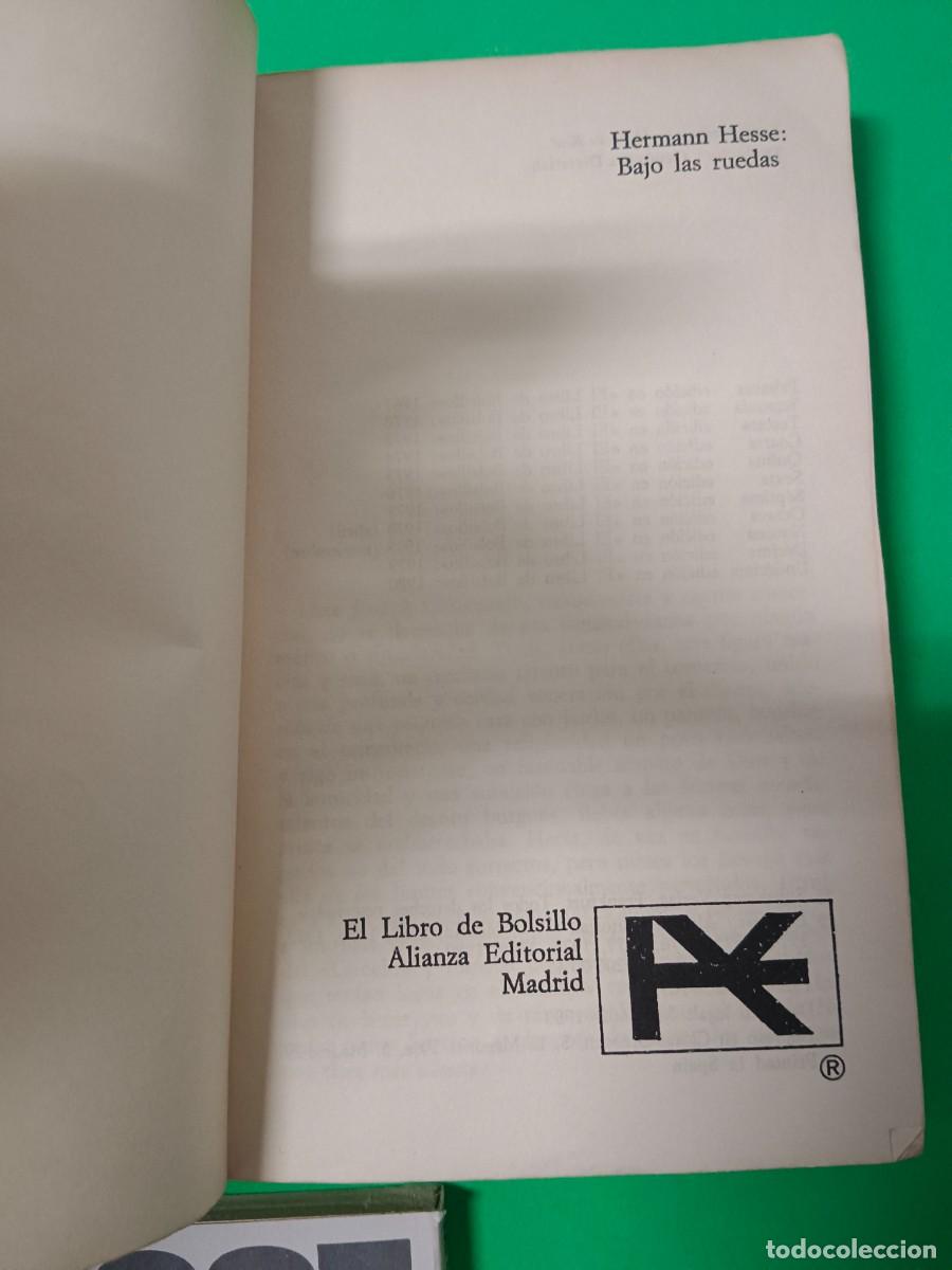 Libros de segunda mano: BAJO LAS RUEDAS-DEMIAN-MI CREDO - Foto 9