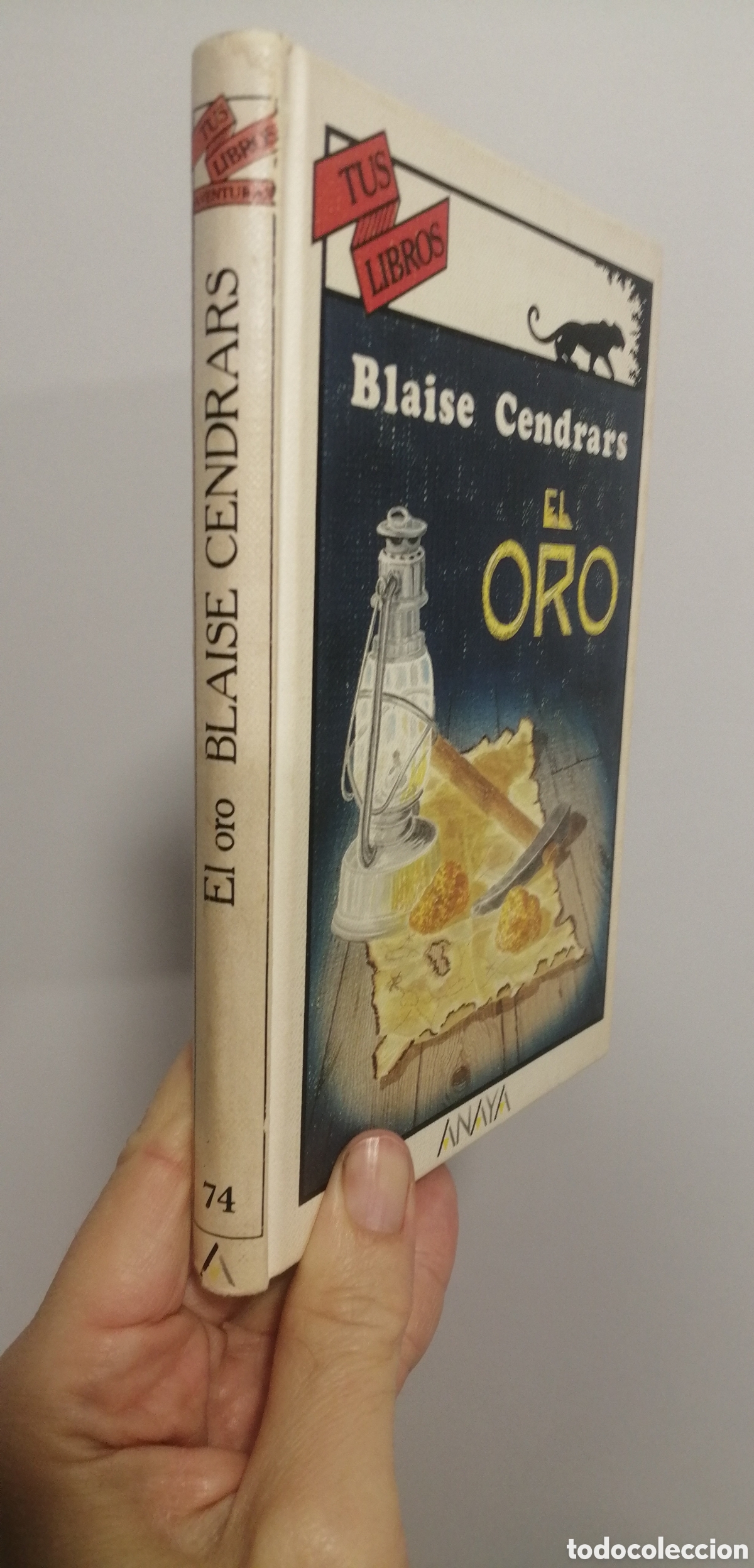 Libros de segunda mano: El oro Blaise Cendrars Tus Libros Anaya N&uacute;mero 74 - Foto 2