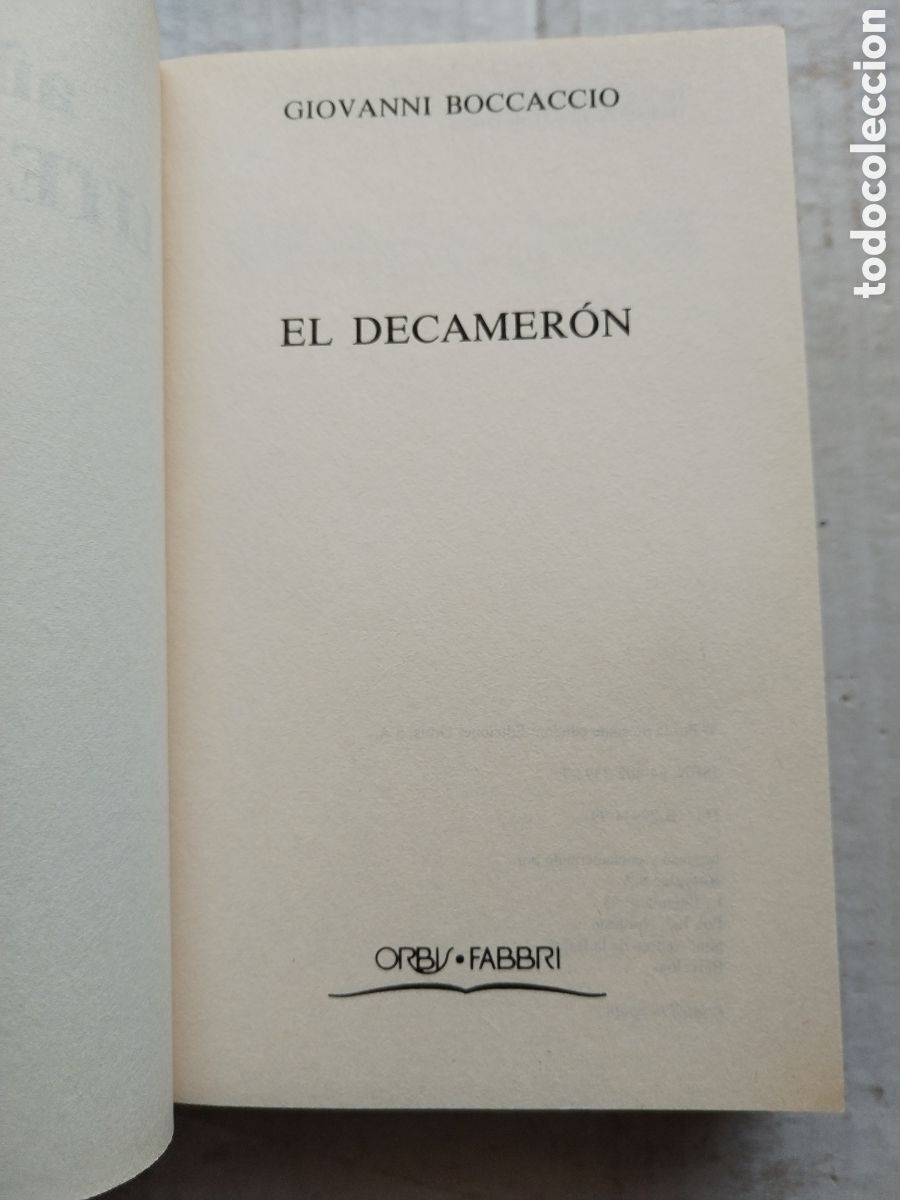 Libros de segunda mano: EL DECAMERON/BOCCACCIO - Foto 2