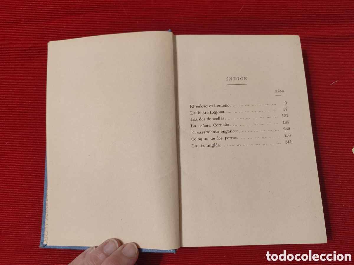 Libros de segunda mano: NOVELAS EJEMPLARES. Cervantes. 1950 aprox. - Foto 4