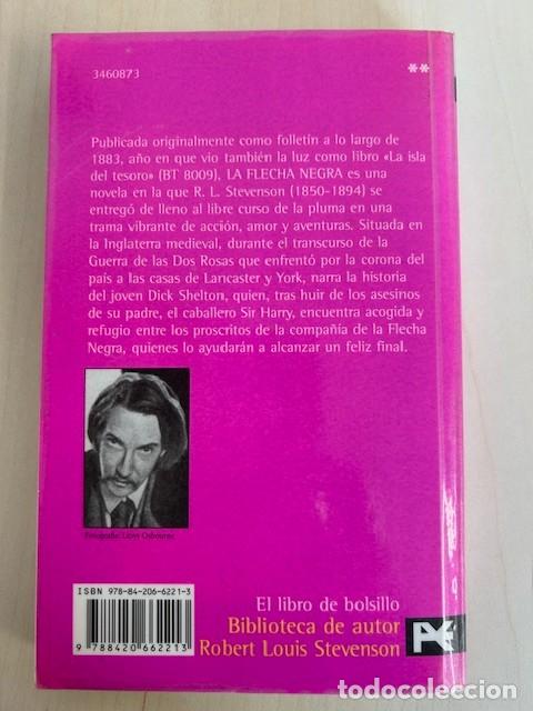 Libros de segunda mano: La Flecha negra (Alianza) -Stevenson- - Foto 2