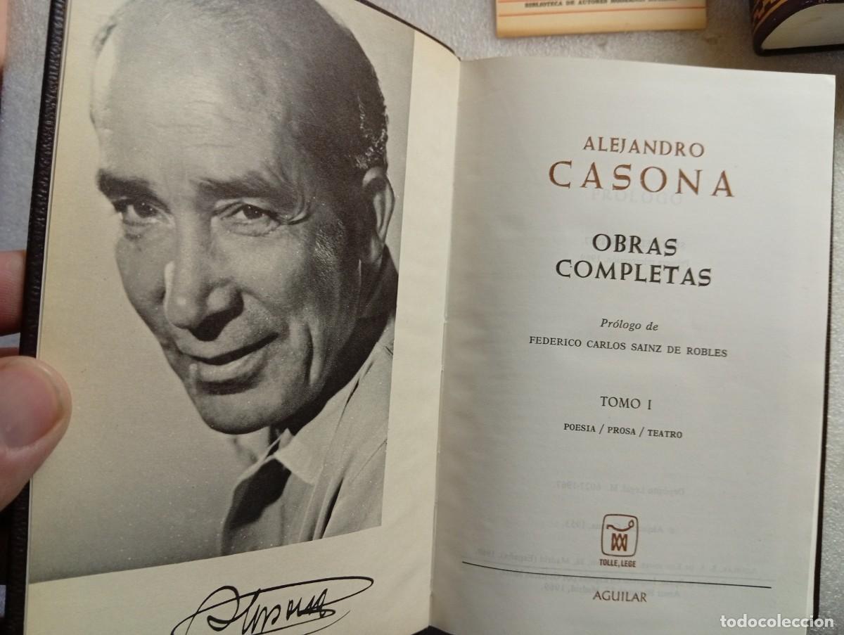 Libros de segunda mano: OBRAS COMPLETAS VOL. I,II - ALEJANDRO CASONA - AGUILAR - Foto 2