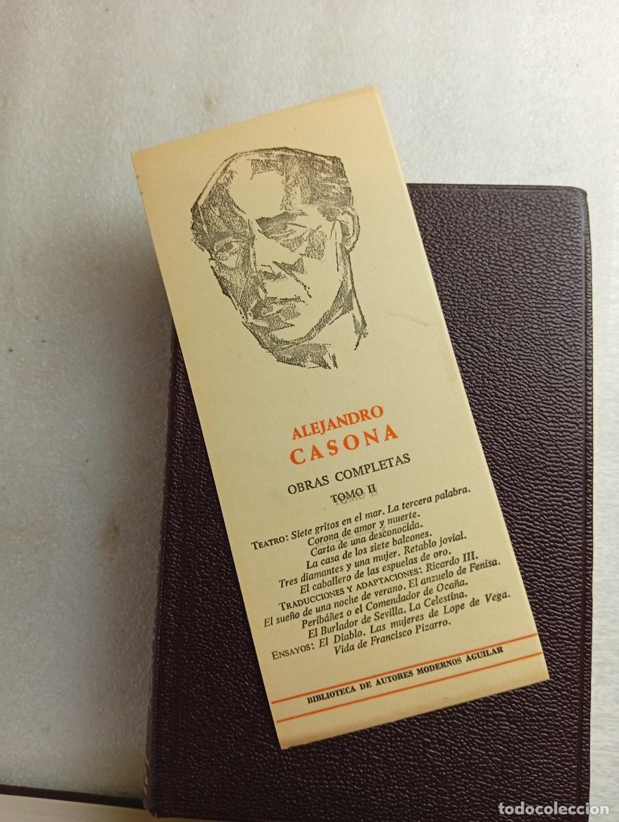 Libros de segunda mano: OBRAS COMPLETAS VOL. I,II - ALEJANDRO CASONA - AGUILAR - Foto 4