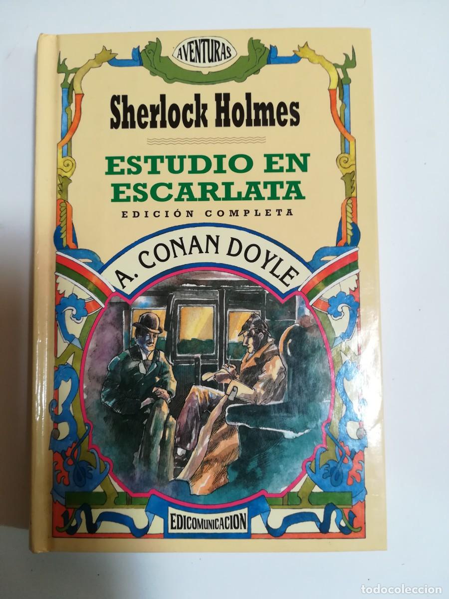 Libros de segunda mano: sherlock holmes estudio en escarlata edicomunicaci&oacute;n - Foto 1