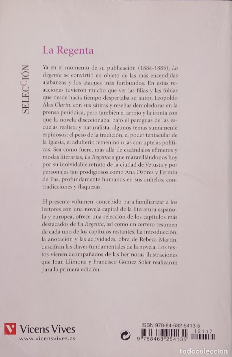 Libros de segunda mano: La Regenta. Leopoldo Alas &rdquo;Clar&iacute;n&rdquo;. - Foto 2