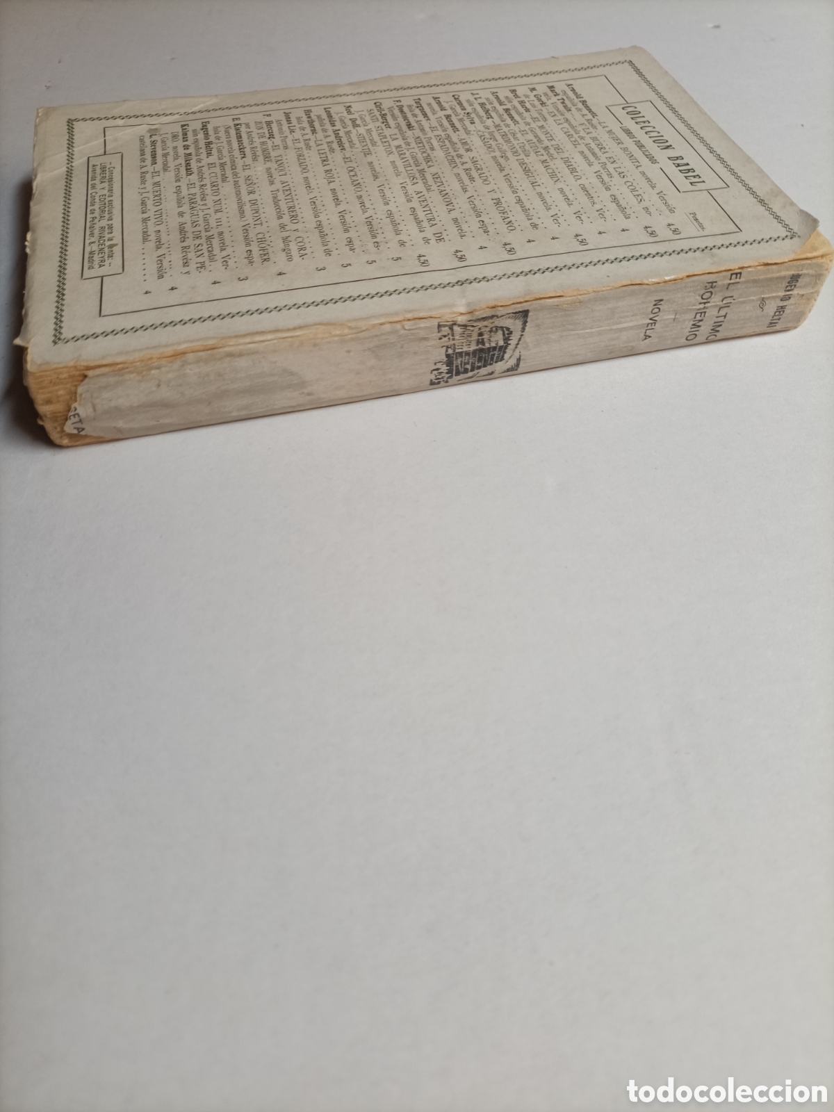 Libros de segunda mano: El &uacute;ltimo bohemio Eugenio Heltai. Colecci&oacute;n Babel 1923 - Foto 9