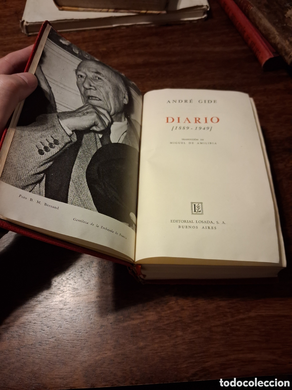 Libros de segunda mano: Diarios, Andr&eacute; Gide (primera edici&oacute;n en espa&ntilde;ol) - Foto 5