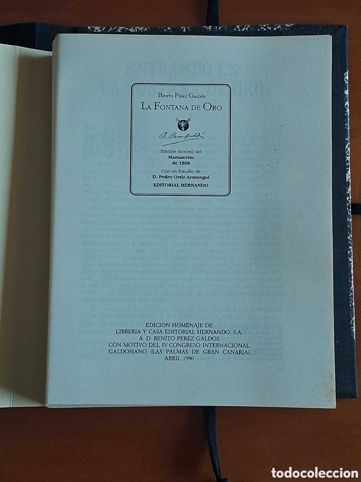 Libros de segunda mano: Gald&oacute;s. La fontana de oro - Foto 6