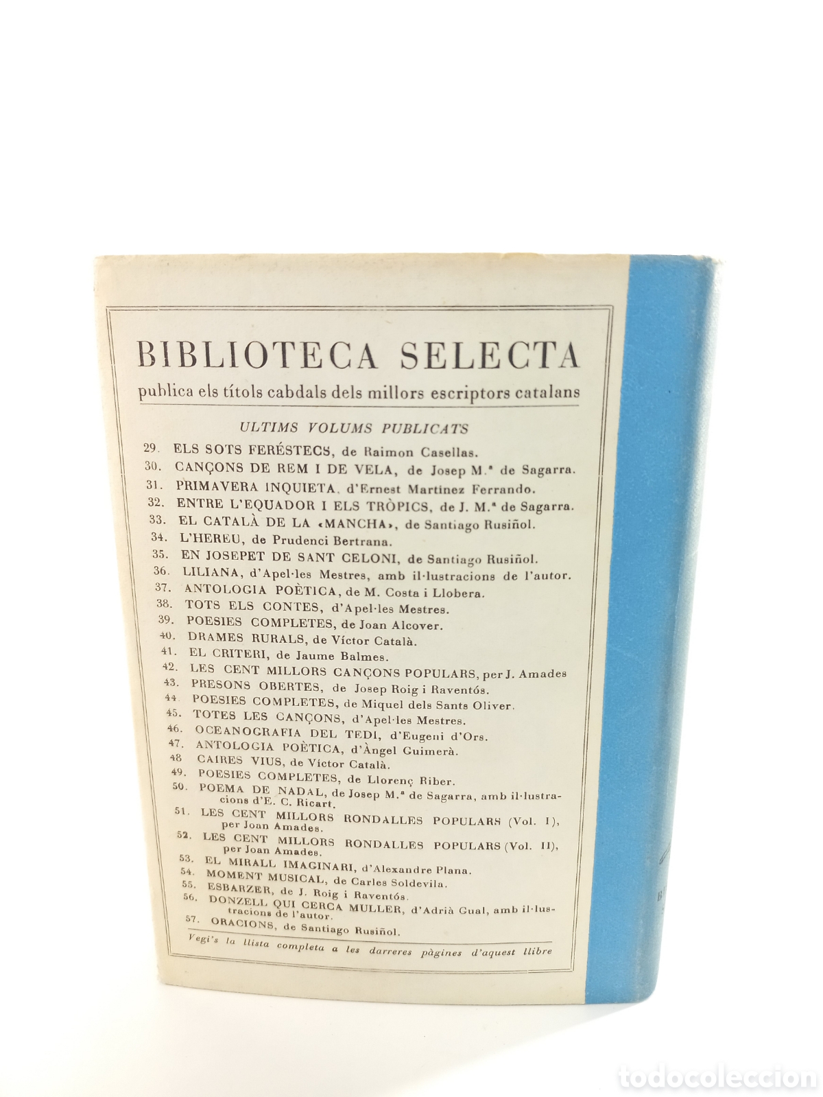 Libros de segunda mano: Oracions. Santiago Rusi&ntilde;ol. Selecta, 1949. Catal&aacute;n. - Foto 3