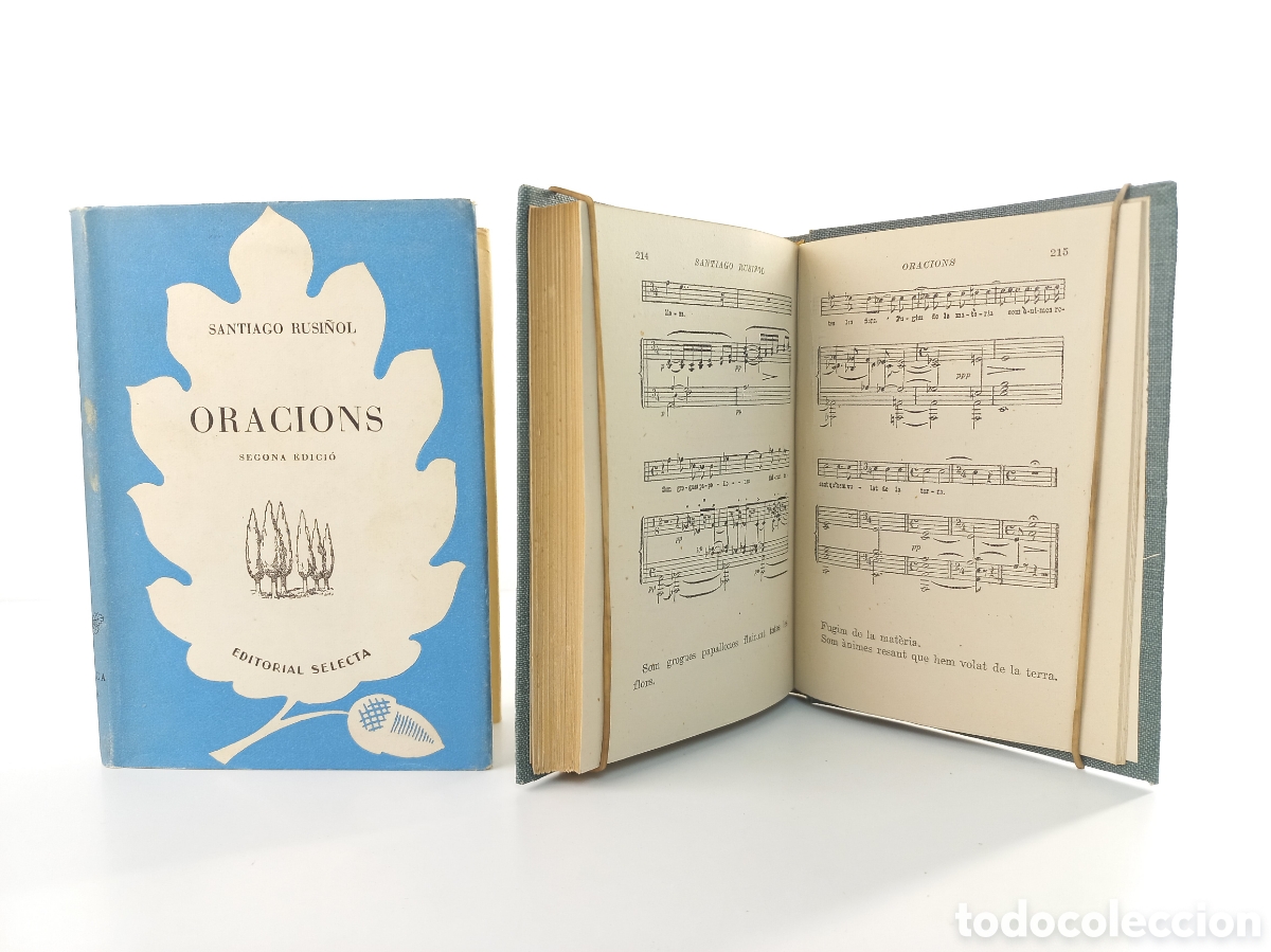 Libros de segunda mano: Oracions. Santiago Rusi&ntilde;ol. Selecta, 1949. Catal&aacute;n. - Foto 7
