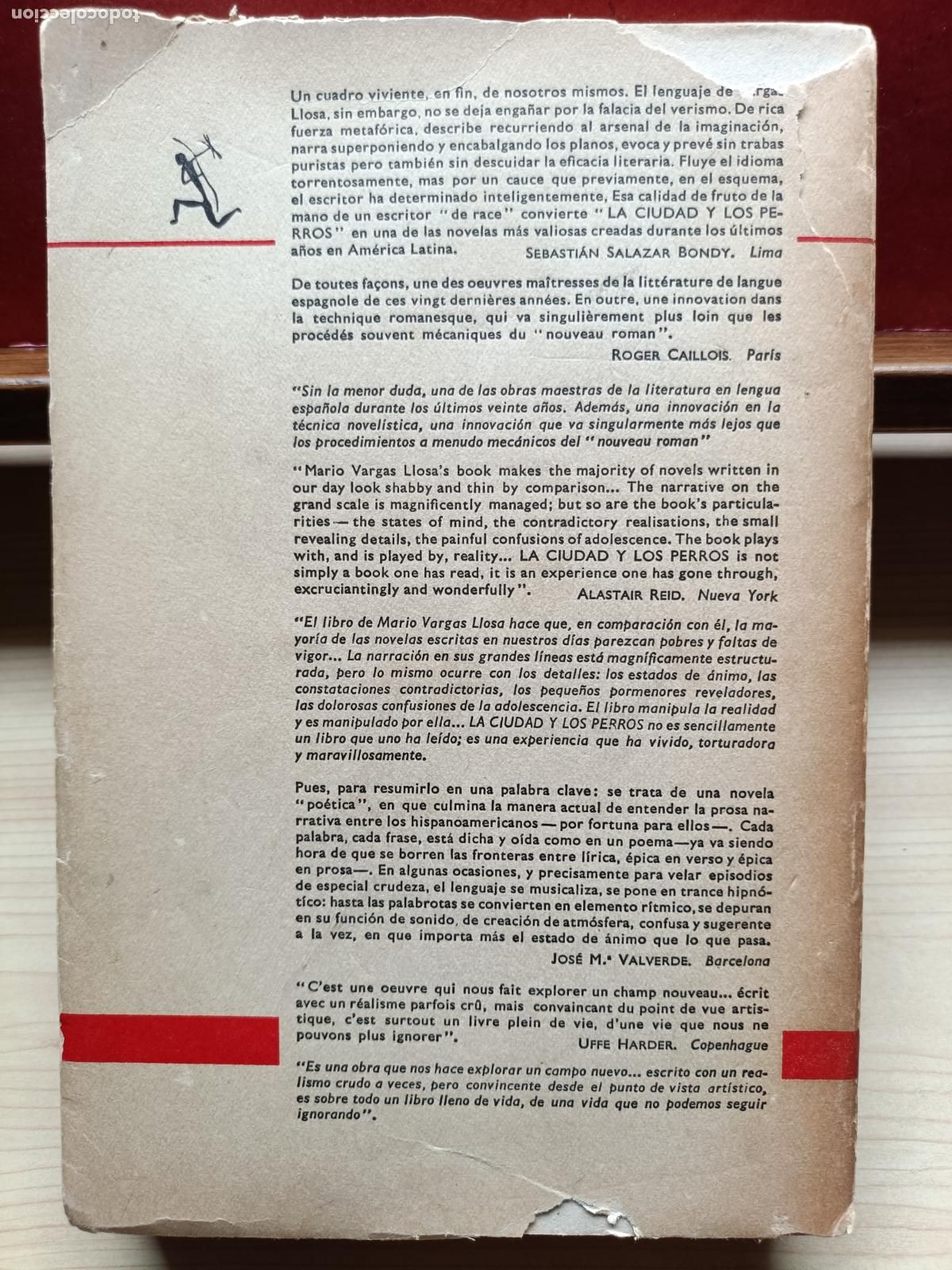 Libros de segunda mano: La Ciudad y los Perros. Mario Vargas Llosa. Primera edici&oacute;n. - Foto 7