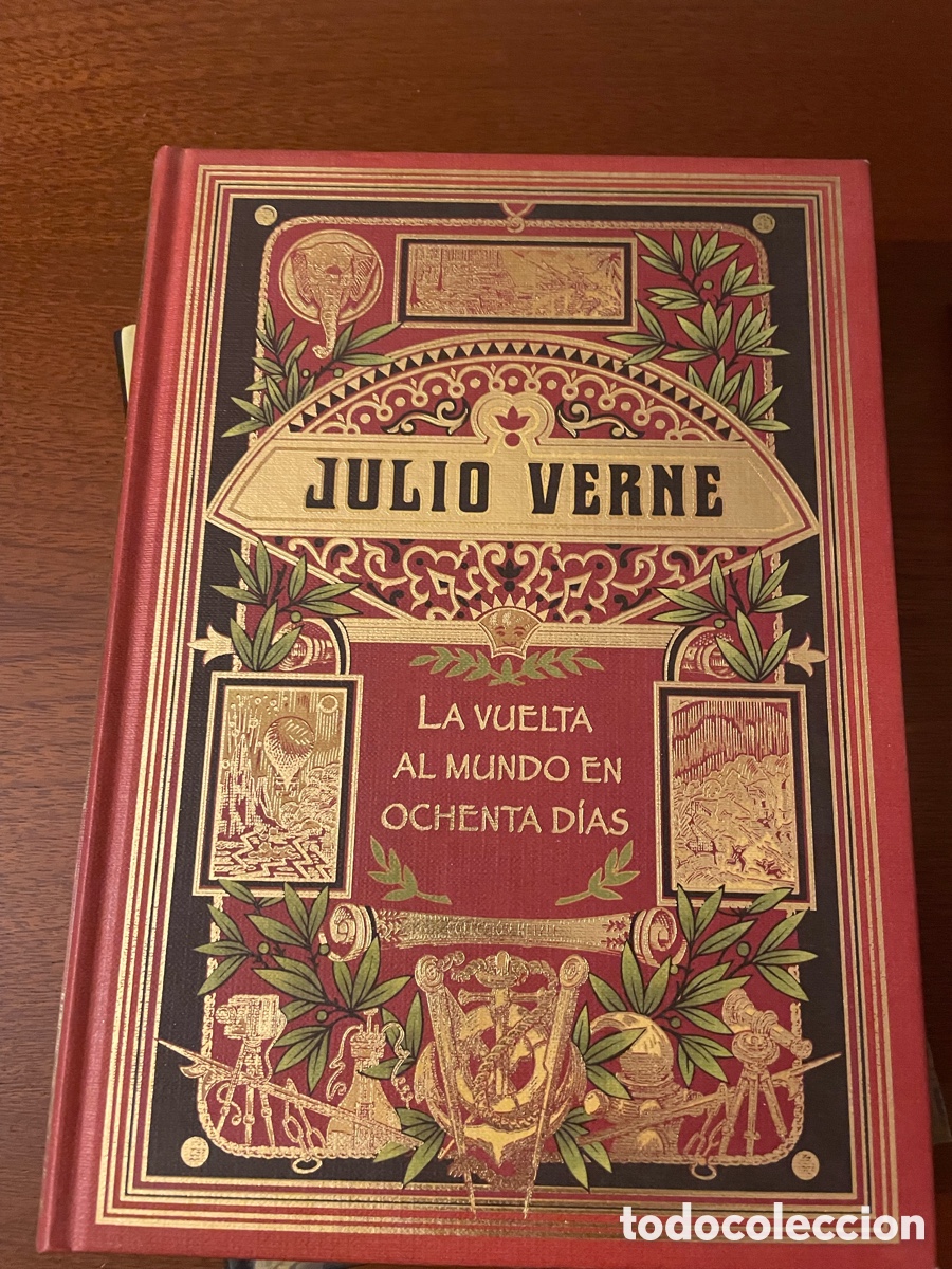 Libros de segunda mano: Colecci&oacute;n 7 libros Julio Verne edici&oacute;n de lujo - Foto 3