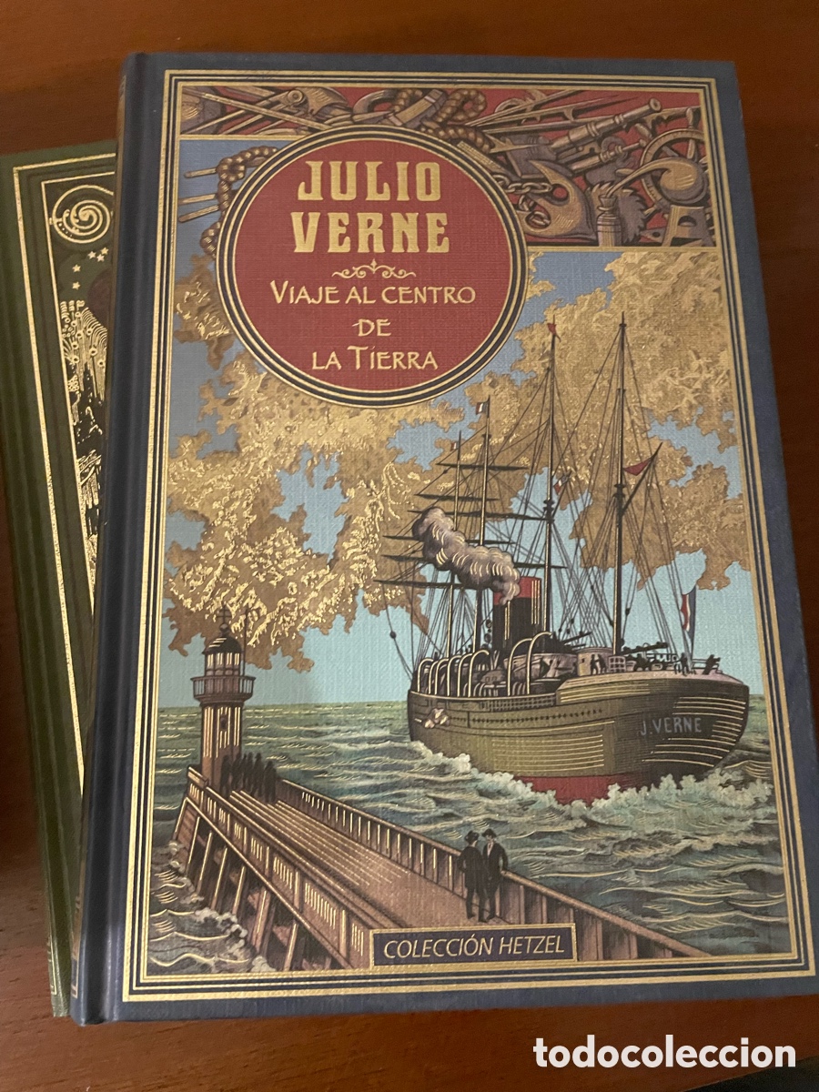 Libros de segunda mano: Colecci&oacute;n 7 libros Julio Verne edici&oacute;n de lujo - Foto 7