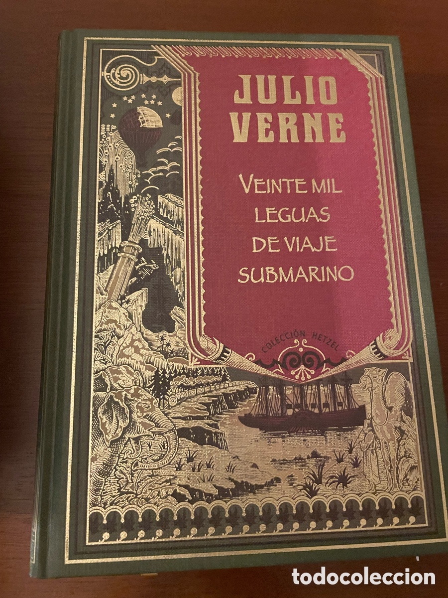 Libros de segunda mano: Colecci&oacute;n 7 libros Julio Verne edici&oacute;n de lujo - Foto 8
