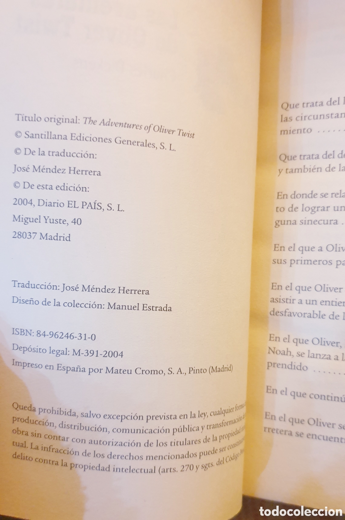 Libros de segunda mano: Las aventuras de Oliver Twist, de Charles Dickens - Foto 3