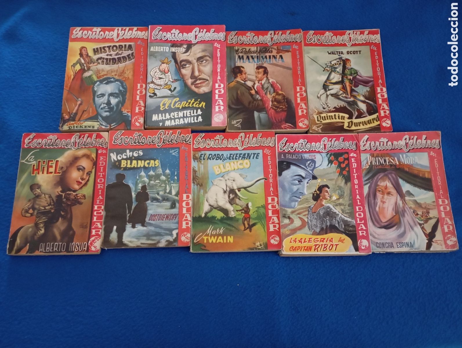 Libros de segunda mano: ESCRITORES C&Eacute;LEBRES - LOTE DE 9 LIBROS - Foto 1