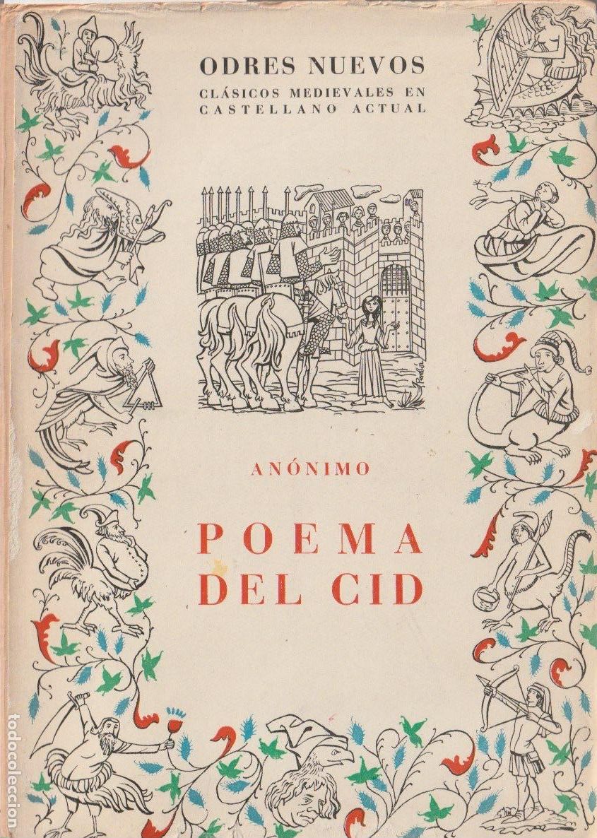 Libros de segunda mano: Poema del Cid : an&oacute;nimo / texto integro en versi&oacute;n de Francisco L&oacute;pez Estrada - Foto 1