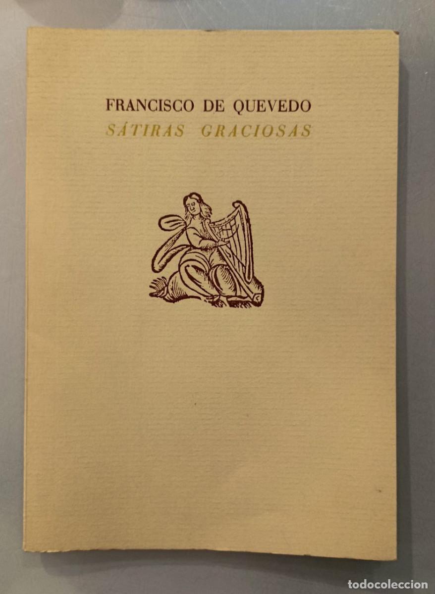 Libros de segunda mano: S&Aacute;TIRAS GRACIOSAS. FRANCISCO DE QUEVEDO. COMUNIDAD DE MADRID, 1987. FACS&Iacute;MIL. - Foto 1