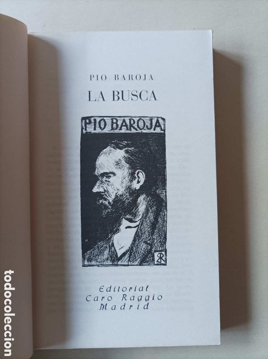 Libros de segunda mano: La busca / P&iacute;o Baroja. Madrid: Caro Raggio Editor - Foto 5