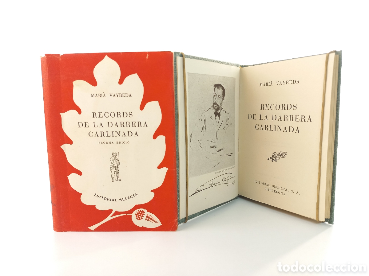 Libros de segunda mano: Records de la darrera Carlinada. Mari&agrave; Vayreda. Selecta, 1950. Catal&aacute;n. - Foto 6