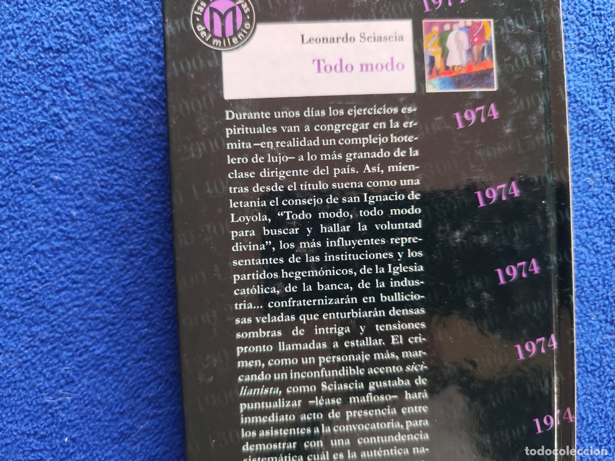Libros de segunda mano: Todo Modo Leonardo Sciascia Unidad Editorial 1999 Colecci&oacute;n Millenium - Foto 4