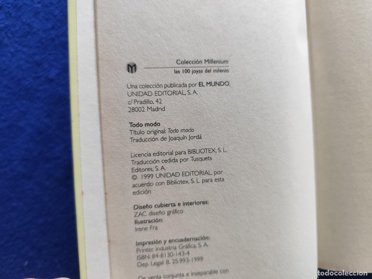Libros de segunda mano: Todo Modo Leonardo Sciascia Unidad Editorial 1999 Colecci&oacute;n Millenium - Foto 5